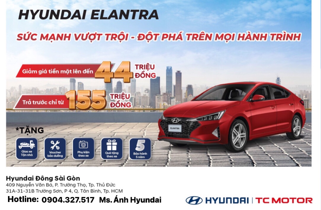 Hyundai Elantra - Ưu đãi tháng 10/2021